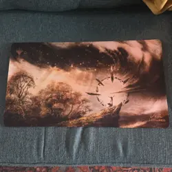 Seb McKinnon MTG Kickstarter Signed Stitched Playmat "Harness Infinity" NEW - Image 1