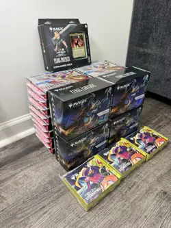 Magic The Gathering Final Fantasy Collector Booster Boxes, Gift Bundles, EoE LOT - Image 2