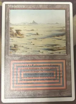 Badlands FWB Italian Revised MP MTG Magic - Image 1