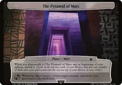 MTG The Pyramid of Mars - Doctor Who Commander Planechase #597 - Image 1