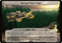 MTG Besieged Viking Village - Doctor Who Commander Planechase #570 - Image 1