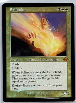 Magic The Gathering FOIL Solitude (Retro Frame) Modern Horizons 2 MTG - Image 1