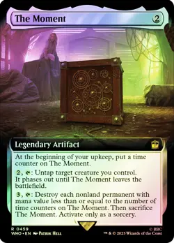 MTG FOIL The Moment Extended Art - Doctor Who Commander #459 - Image 1