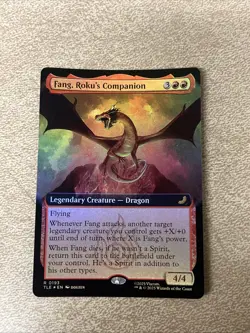 MTG Avatar - Fang, Roku's Companion borderless foil R 0193 - Image 1