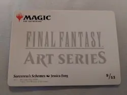 Sorceress's Schemes (Gold Stamped Art Series) #9/53 Final Fantasy MTG Near Mint - Image 2