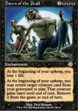 1x Dawn of the Dead Moderate Play MTG Magic - Kid Icarus - - Image 1