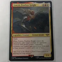 Magic the Gathering Eowyn, Fearless Knight The Lord of the Rings MTG Free Ship! - Image 1
