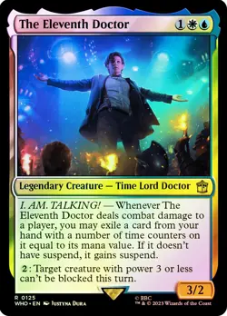MTG FOIL The Eleventh Doctor - Doctor Who Commander #125 - Image 1