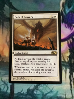 Path of Bravery (Rare) - Core Set 2014 - Magic the Gathering MTG - Image 1