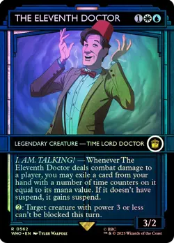 MTG FOIL The Eleventh Doctor Showcase - Doctor Who Commander #562 - Image 1