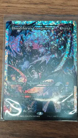 Foil - Bloodthirsty Conqueror (Showcase) (Fracture Foil) - 436 / NM / English M - Image 2
