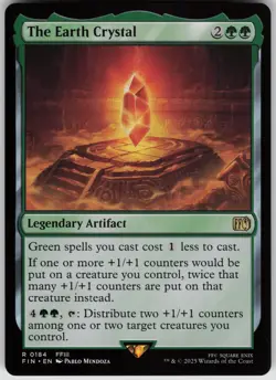 MTG The Earth Crystal Normal NM FINAL FANTASY Magic 184 - Image 1