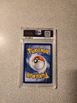 2022 POKEMON TCG SWSH 261 BLACK STAR PROMO CHARIZARD VMAX PSA 8 - Image 3