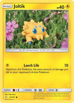 Joltik 47/181 Non Holo SM - Team Up Yuka Morii Pokemon Card - Image 1