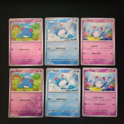 Pokemon Marill & Azumarill x16 Card Lot Bundle - Image 1