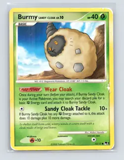 Pokemon TCG Burmy Sandy Cloak 012/017 POP Series 7 Normal DMG - Image 1