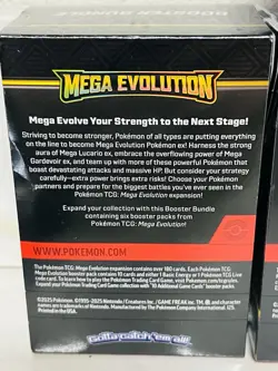 Pokemon TCG Mega Evolution Booster Bundle Box (2) & Mini Tin (2) Lot - Image 4