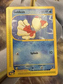 2002 Pokemon, Expedition, #111/165 Goldeen, Common LP FREE SHIPPING - Image 1