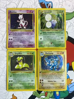 Pokemon TCG Vintage Holo Lot Of 4 Base Set 2, Neo, Jungle MP/LP - Image 1