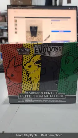 Sealed Pokemon Sword Shield Evolving Skies ETB Pokemon Center S G1N - Image 2