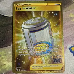 Egg Incubator (Secret) 087/078 Pokemon GO Holo Secret Rare Pokemon TCG - NM - Image 1