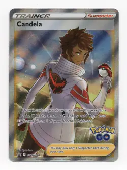 Candela - SWSH228 - Pokemon GO Promo - Full Art Trainer - NM - Image 1