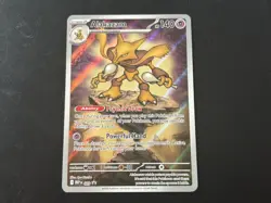 Pokemon TCG Alakazam MEP 009 Black Star Promo Mega Evolution - Image 1