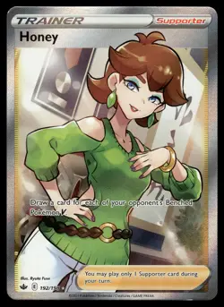 Honey (Full Art) 192/198 SWSH06: Chilling Reign Pokemon - Image 1