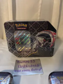 Pokemon TCG Paldean Fates Iron Treads Ex tin (plastic tear) 2 mini tin-9 paldean - Image 2