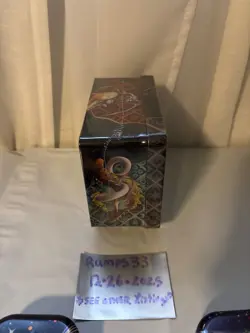 Pokemon TCG Paldean Fates Iron Treads Ex tin (plastic tear) 2 mini tin-9 paldean - Image 4