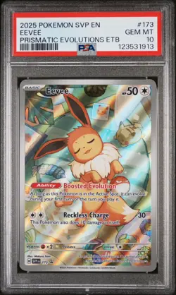 Pokemon - Eevee SVP 173 - Prismatic Evolutions - ETB Promo - PSA 10 - Image 1