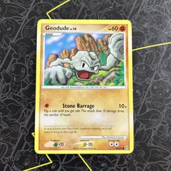 Pokemon Geodude Arceus LV.14 65/99 2009 Non-Holo Common TCG D2 - Image 1