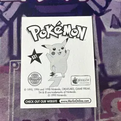 Pokemon Gary S31 Holo Merlin Sticker Pack Fresh - Image 2