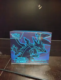 NEW: Mega Evolution Phantasmal Flames Pokemon Center ETB Elite Trainer Box - Image 1