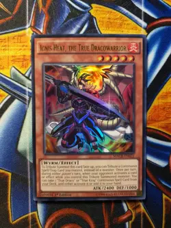 YuGiOh! Ignis Heat, The True Dracowarrior MACR-EN021 Ultra Rare 1st Edition - Image 1