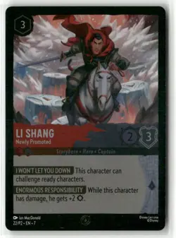 Li Shang #22 Disney Lorcana Promo Cards Promo | Disney Lorcana - Image 1