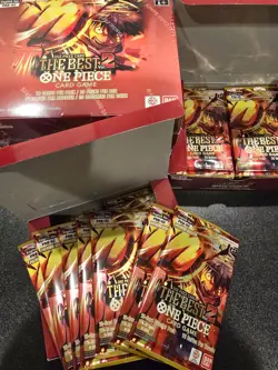 One Piece Trading Card Game - Premium Booster Vol. 2 PRB02 Booster Pack Lot Of 7 - Image 1