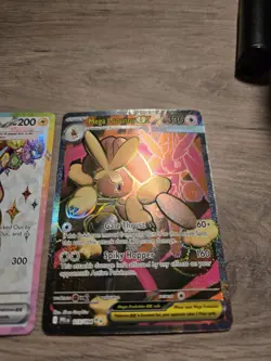 Pokemon TCG Holo Ultra Rare Full Art AR 3 Card Lot Pikachu Lopunny Salamence - Image 2