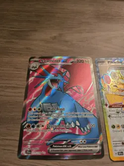 Pokemon TCG Holo Ultra Rare Full Art AR 3 Card Lot Pikachu Lopunny Salamence - Image 4
