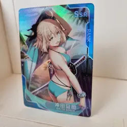 Okita Souji - SSR - Foil - Senpai Goddess Haven Story Anime Waifu Card - Image 3