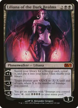 Liliana of the Dark Realms - Magic 2013 | MTG Card - Image 1