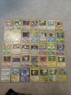 35 Card Vintage Pokemon Lot, Team Rocket Base Set RC, Team Plasma. WOTC - Image 1