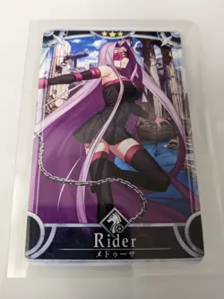 FGO Fate Grand Order Arcade Rider Medusa 1st Ascension Mint Card - Image 1