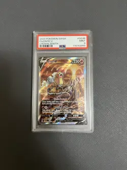 Pokemon Entei v TCG Full Art Ultra Rare Holo Card GG36/GG70 Crown Zenith PSA 9 - Image 1