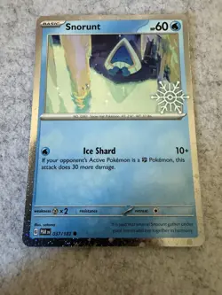 Snorunt - (Holiday Calendar) 037/182 Holo - Pokemon Card - NM - Image 1