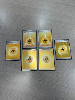 Lot of 6 Pokemon TCG Electric Energy Halo Cards - NM - Image 1