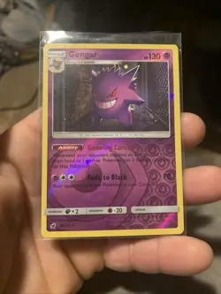 Pokemon TCG Gengar Reverse Holo Rare Crimson Invasion 2017, Card 38/111 - Image 1