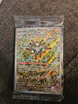 Pokemon TCG Magneton SVP 159 Promo Card Surging Sparks (Sealed) - Image 1