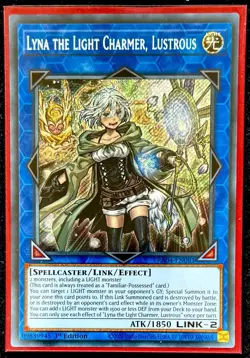 Lyna the Light Charmer, Lustrous Secret Rare 1st Edition Mint Card [RA04-EN081] - Image 1
