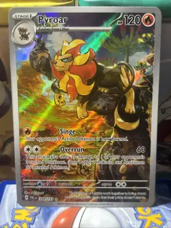 Pokemon TCG Pyroar Card Sv02: Paldea Evolved, Illustration Rare, 200/193 - Image 1